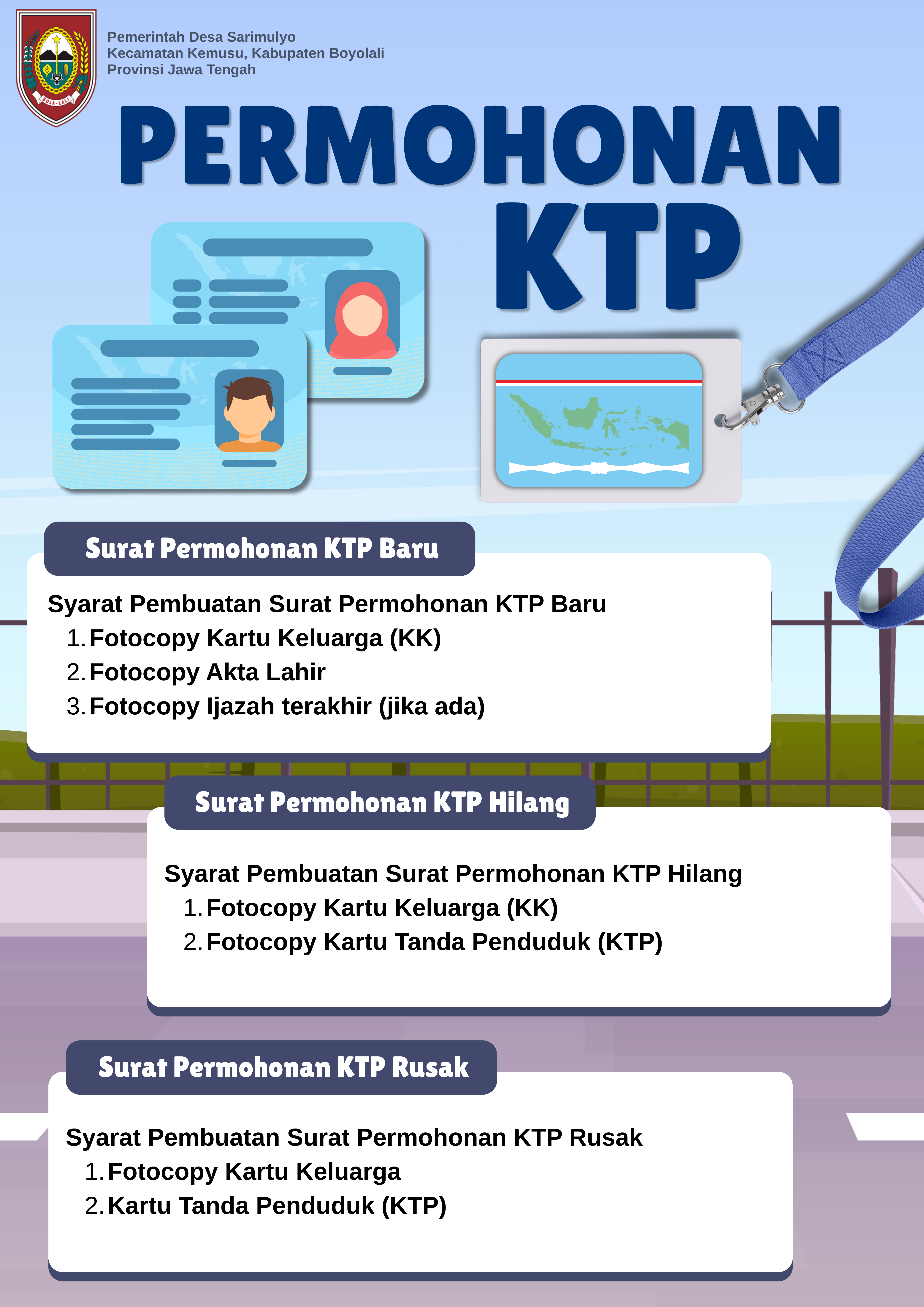 Infografis KTP (Kartu Tanda Penduduk)