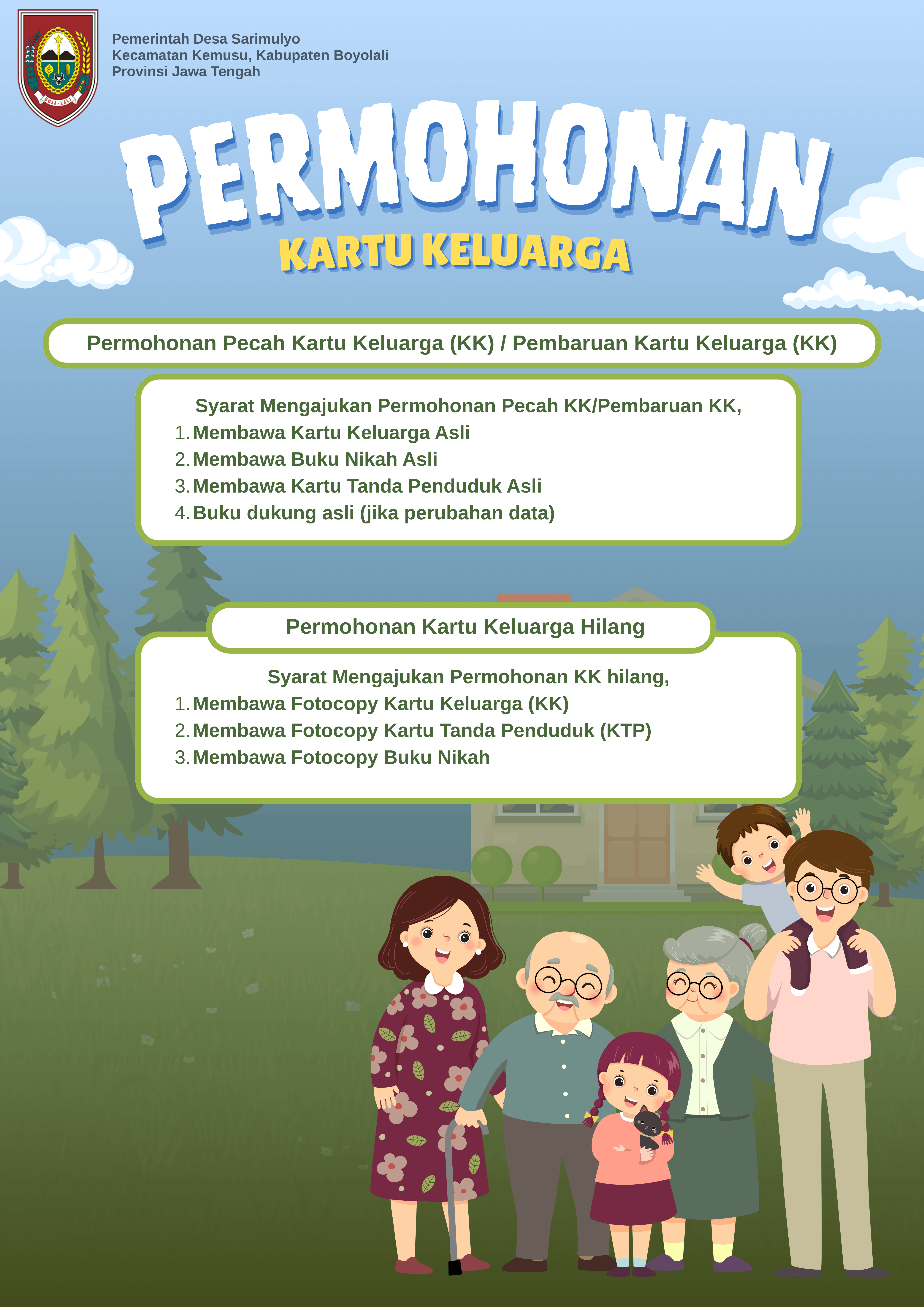 Infografis KK (Kartu Keluarga)
